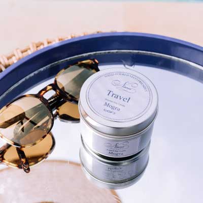 Mogra Scented Soy Candle in a Tin