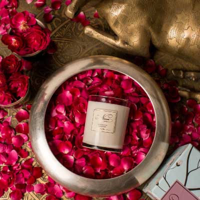 Rose Scented Soy Candle