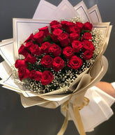 Bouquet of 30 Premium Red Roses