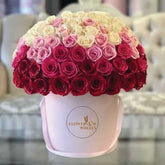 Luxury gift box of red, pink and white roses flowers - for birthday anniversary valentine - free urgent delivery India - Delhi Mumbai Bangalore Pune Hyderabad Chennai Kolkata Ahmedabad